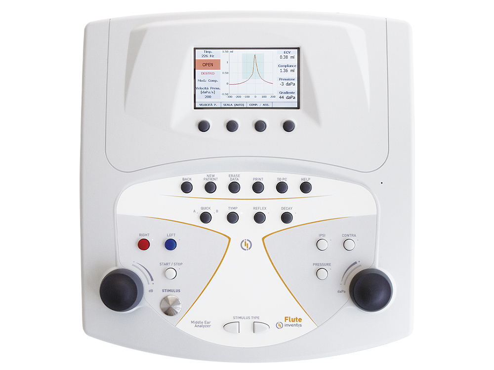 Inventis Flute tympanometry and ipsi/contra reflex tests